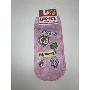 New Buc-ees Tie-Dye Pink Socks Women’s Fits Size 4-12